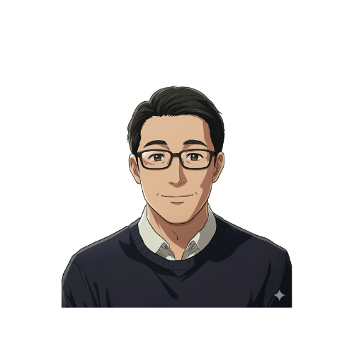 丹羽英司のプロフィールイラスト